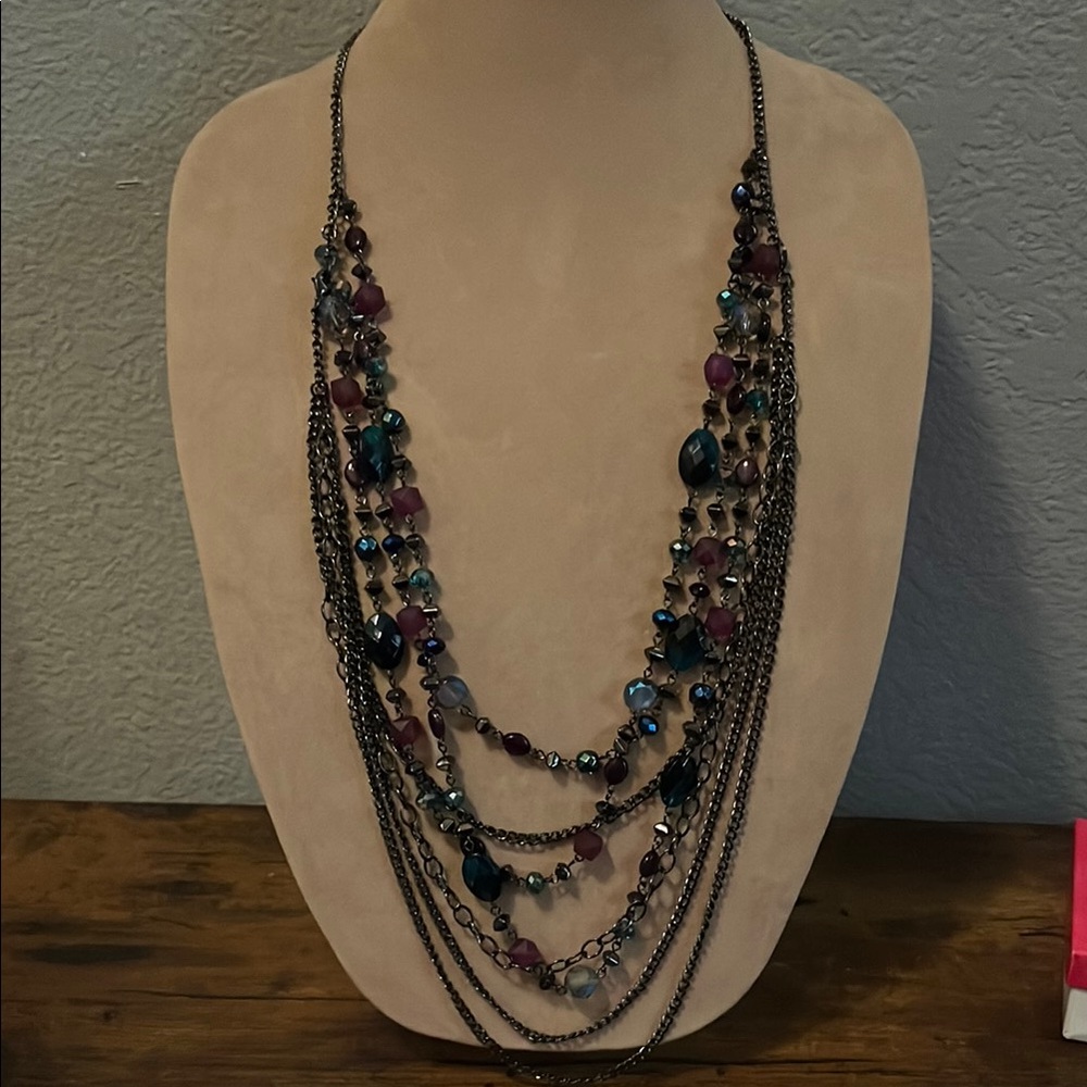 Elegant Multicolor Beaded Necklace by Premier Designs